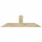 Ekena Millwork Portland Rough Sawn Timber Gable Bracket, Douglas Fir, 60"W x 17"H x 2"D x 6"F, 7/12 Pitch GBW060X17X0206POR00RDF - alternate 1